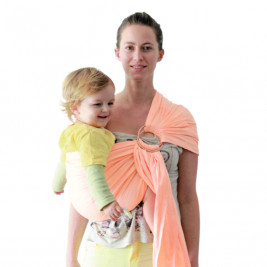 Ring sling Abricot Ling Ling d'Amour