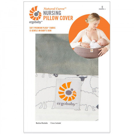 Housse pour coussin d'allaitement Natural Curve Ergobaby Moutons