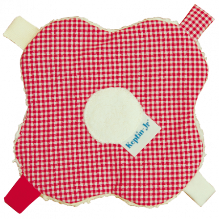 Blanket flowers red organic cotton Keptin 13 Cm