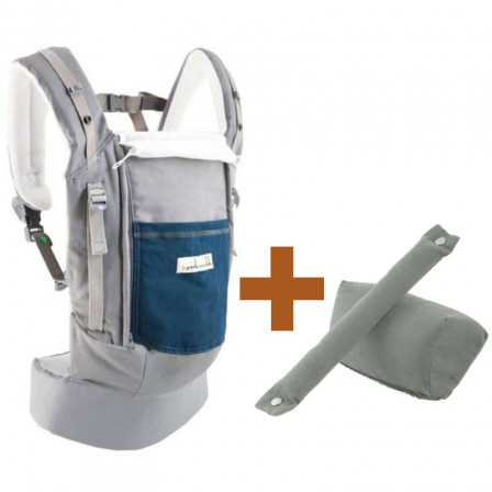 Pack PhysioCarrier JPMBB  éléphant poche bleu paon