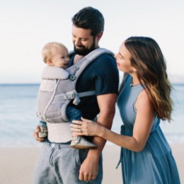 Ergobaby Adapt Cool Air Mesh Gris Perle - Porte-bébé Évolutif