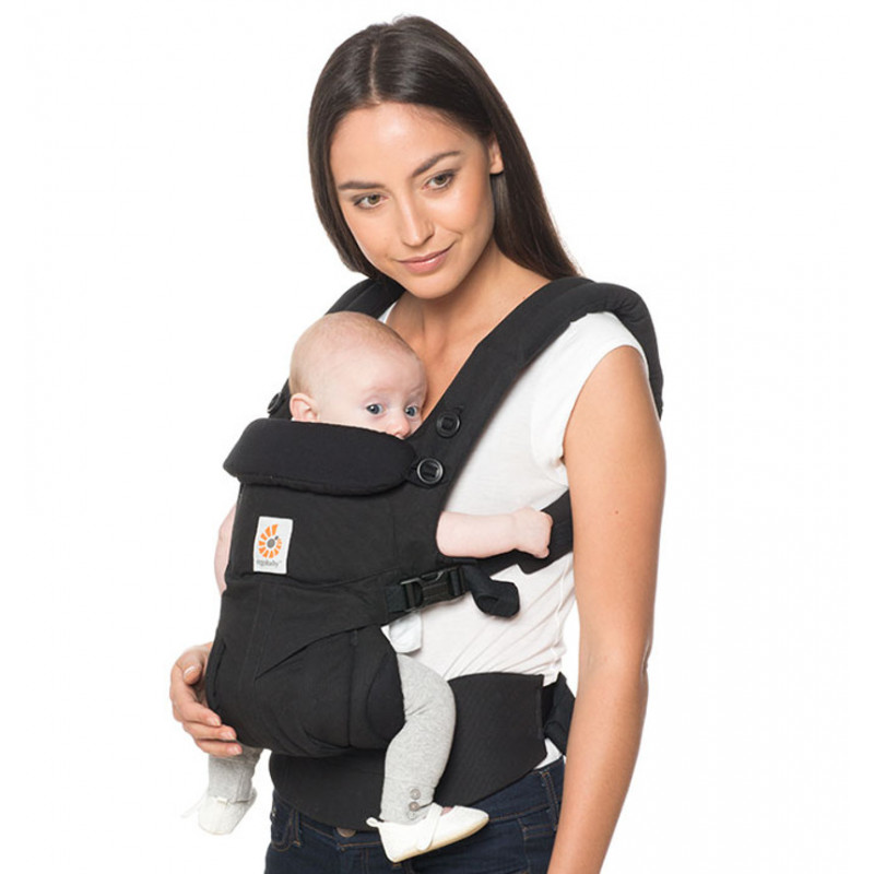 Nouveau porte-bébé Ergobaby Omni 360 toutes positions pour nouveau-né à  tout-petit avec soutien lombaire et maille d'air frais (7-45 lb)