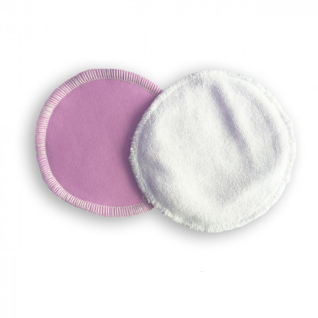 Nursing pads washable bamboo Naturiou pink