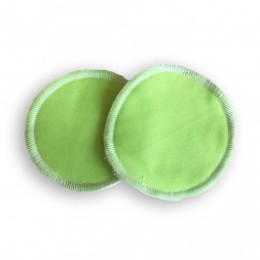 Nursing pads washable bamboo Naturiou green