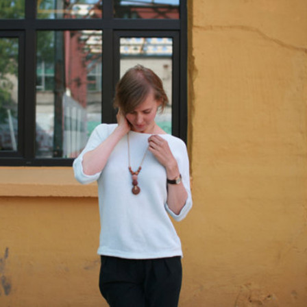 Collier portage et allaitement "Cappuccino" Kangaroocare