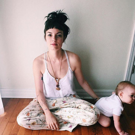 Collier portage et allaitement "Cappuccino" Kangaroocare