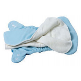 Couche TE1 Sweet Lili P'tits Dessous Turquoise/ Ciel avec insert