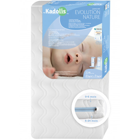Mattress, Baby Coconut Latex 60 x 140 cm Kadolis