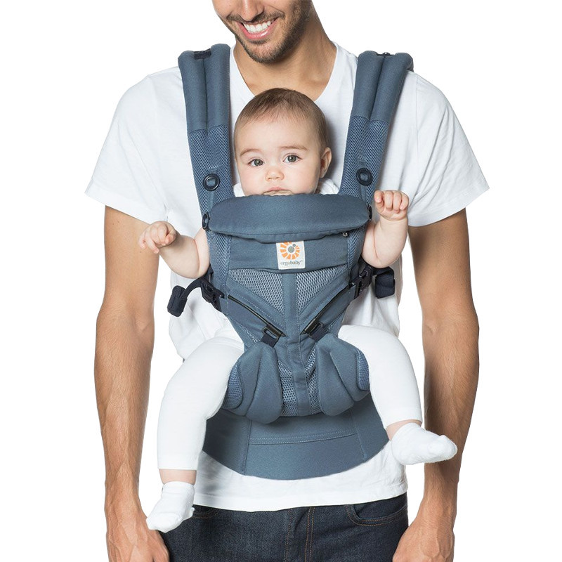 Baby Carrier Ergobaby Omni 360 Cool Air Mesh Oxford Blue New Born