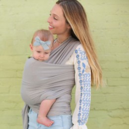 Boba Wrap Grise - Écharpe de Portage Extensible