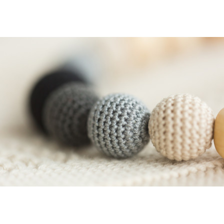 Collier portage et allaitement "Dégradé de gris" Kangaroocare