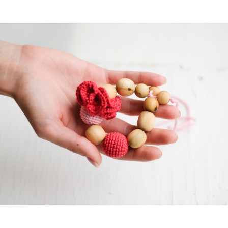 Bracelet de dentition Framboise Kangaroocare