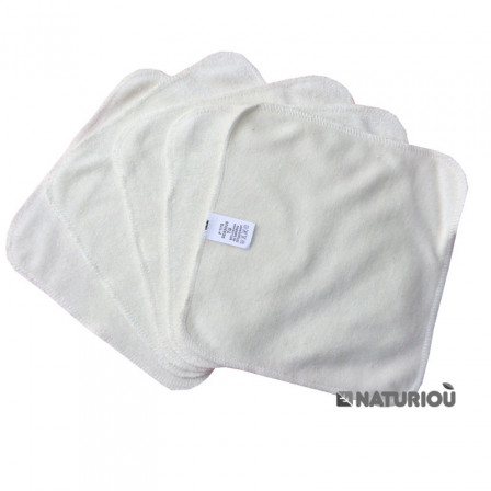 Lingettes Lavables en Bambou P'tits Dessous Lot de 5