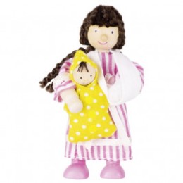 Flexible puppet, female tourist