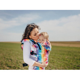 Baby carrier Lennylamb Butterfly Rainbow light