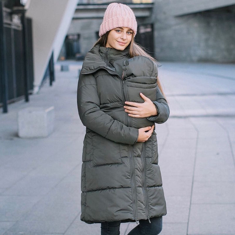 coat for carrying baby