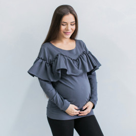 Love And Carry Sweat Was Flying Pregnancy And Breast-Feeding Dark Gray