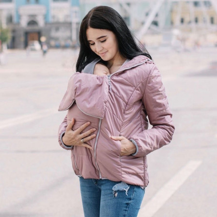 Love And Carry Coat Babywearing and Pregnancy Light Pink
