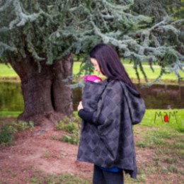 Mam Aïska Heringbone Poncho de portage