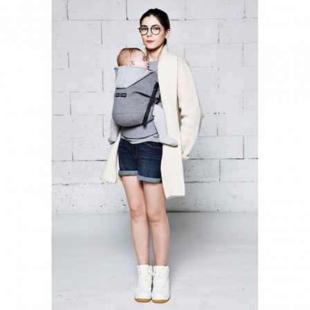 Hoodiecarrier JPMBB Grey Flannel