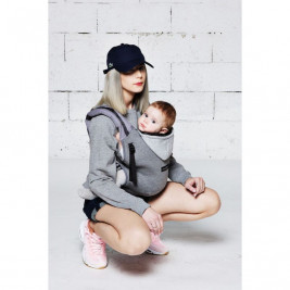Love Radius (JPMBB) Hoodiecarrier Gris Flanelle