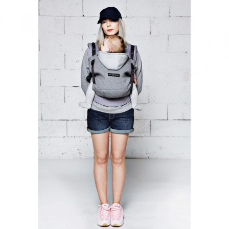 Hoodiecarrier JPMBB Grey Flannel