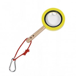 Goki Magnifying glass With Carabiner - wooden toys