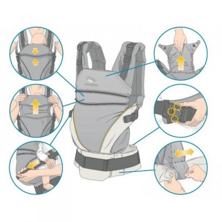 Manduca XT limited edition Butterfly Grey