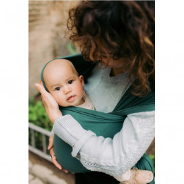 Boba Wrap Bambou et Coton Bio Rainforest - Écharpe de Portage Extensible