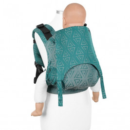 Fidella Fusion 2.0 Fullbuckle Paperclips gris vert - Porte-bambin