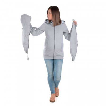 Naturiou sweat de portage et de grossesse Silver Geo Blue