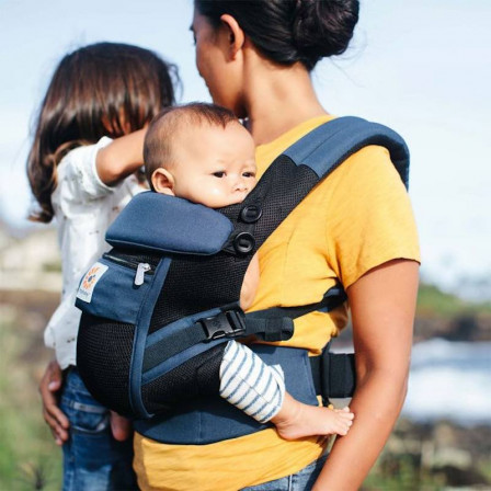 Ergobaby Adapt Cool Air-Mesh Blue-Black - baby carriers-Scalable