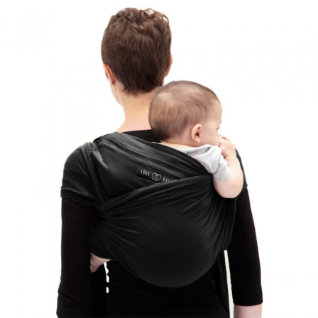 The original JPMBB Baby Wrap Black, pocket Black