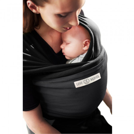 Love Radius (JPMBB) L'Originale Noir Poche Anthracite Écharpe de Portage