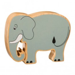 Éléphant en bois Lanka Kade