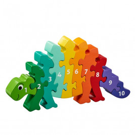 Puzzle Dinosaure 1-10 en bois Lanka Kade
