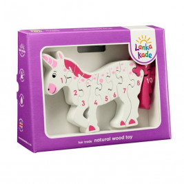 Puzzle Licorne 1-10 en bois Lanka Kade