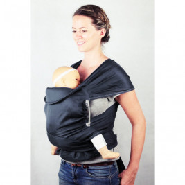 Ling Ling d'Amour Mid-Taï Anthracite - Porte-bébé Meï-taï