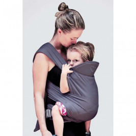 Ling Ling Love M-Tai-Plum - baby-carrier Hybrid