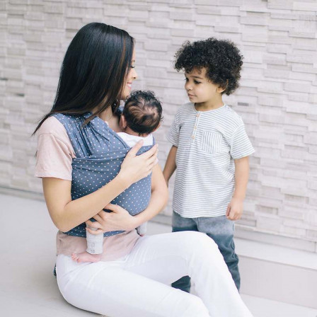 Ergobaby Will be Orange-Blue - elastic Sling