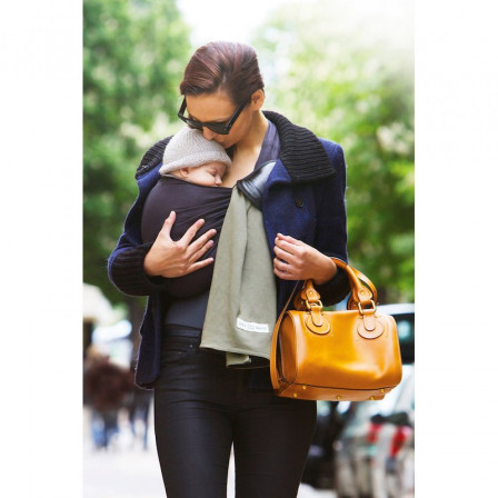 Little Wrap Without A Knot Grey - Olive