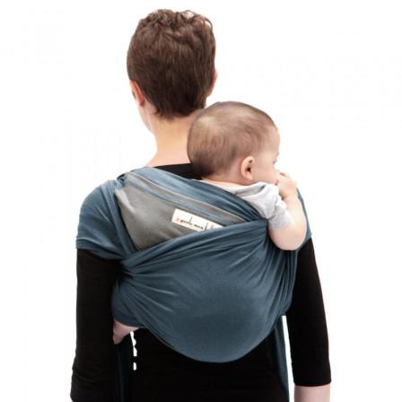 Love Radius (JPMBB) L'Originale Bleu Paon Poche Éléphant Écharpe de Portage