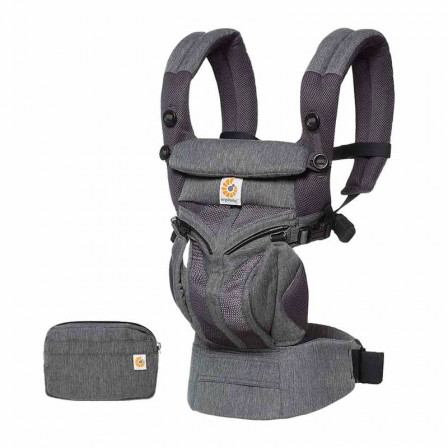 Ergobaby Omni 360 Cool Air Mesh Grey Melange - carrier Expandable 4 Positions
