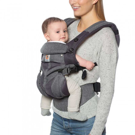 Ergobaby Omni 360 Cool Air Mesh Grey Melange - carrier Expandable 4 Positions