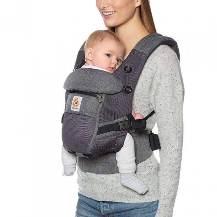 Ergobaby Adapt Cool Air Mesh Heather Grey - baby carriers-Scalable