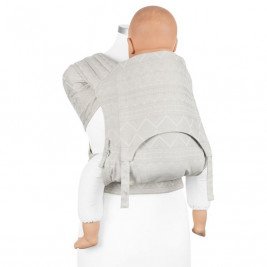 Fidella Fly Tai Cubic Lines Pale Grey size toddler meï-taï