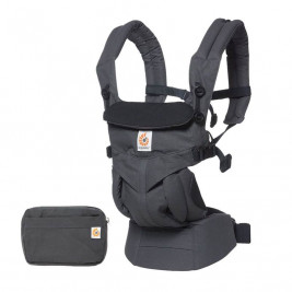 Ergobaby Omni 360 Charbon Noir - Porte-bébé Évolutif 4 Positions