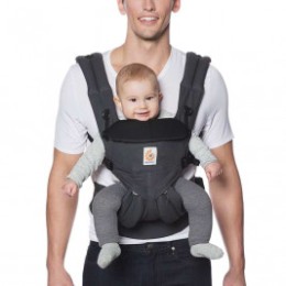 Ergobaby Omni 360 Charbon Noir - Porte-bébé Évolutif 4 Positions