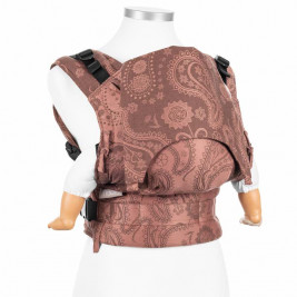 Fidella Fusion Persian Paisley dark brown (Size Baby) - baby carrier