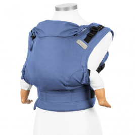 Fidella Fusion Chevron light blue (Size Baby) - baby carrier